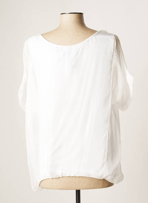 Top alb PASSIONI femeie