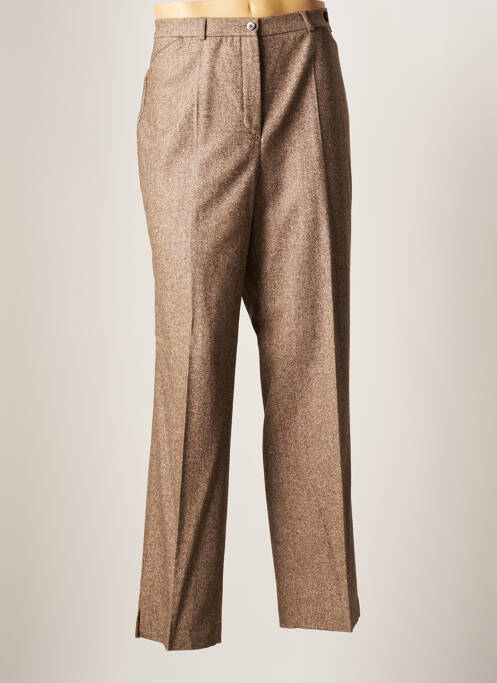 Pantalon drept maro TONI DRESS femeie