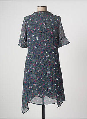 Rochie scurtă mâneci scurte mâneci scurte albastru KAPORAL femeie