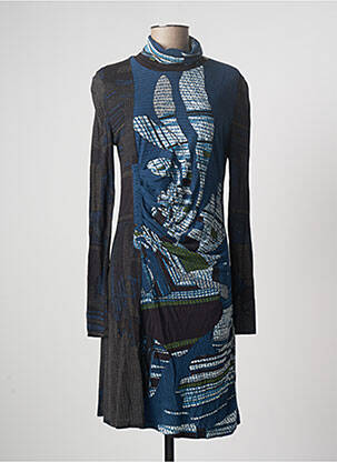 Rochie midi albastru SIDECAR femeie