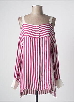 Tunică mâneci lungi violet FRACOMINA femeie