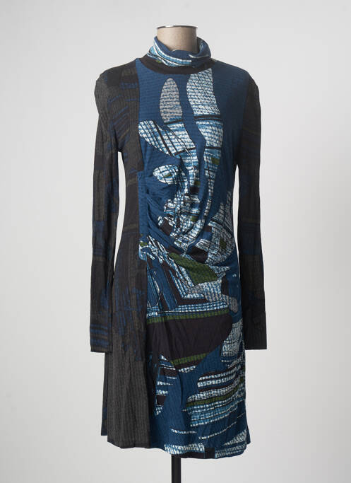 Rochie midi albastru SIDECAR femeie