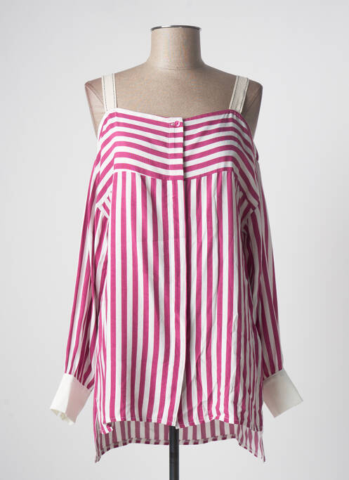 Tunică mâneci lungi violet FRACOMINA femeie