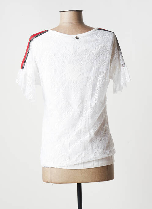 Top alb FRACOMINA femeie