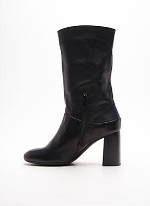 Cizme material neted toc de 7 la 9 cm negru UNISA femeie