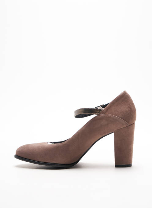 Pantofi cu toc maro GADEA femeie