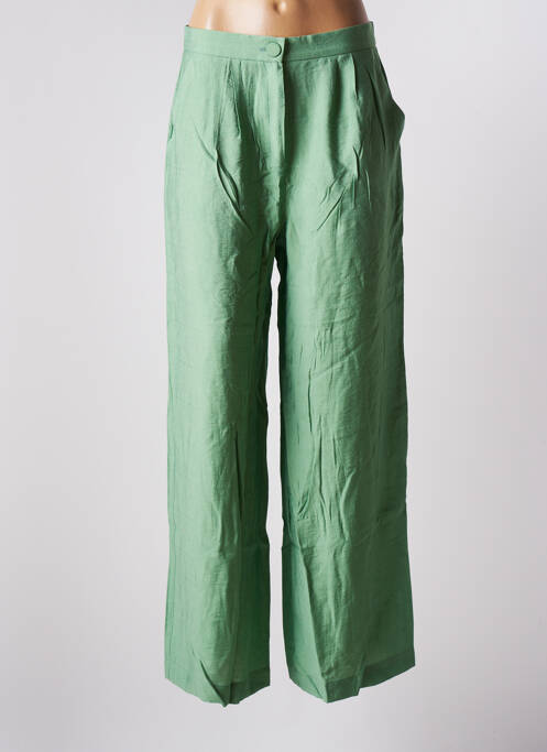 Pantalon larg verde JANE WOOD femeie