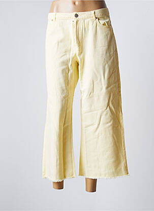 Blugi cu croială largă galben ONLY femeie