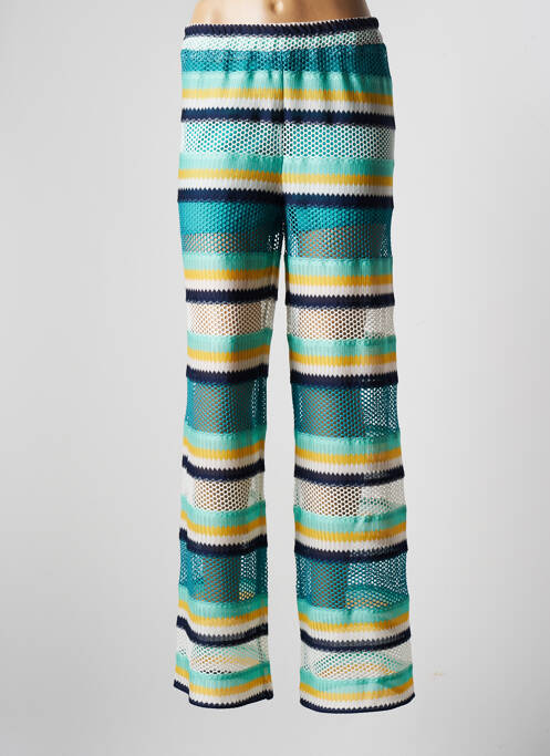 Pantalon drept verde VIE TA VIE femeie