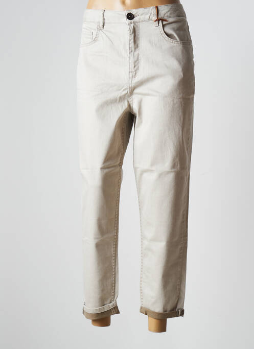 Blugi cu croială evazată maro MOS MOSH femeie