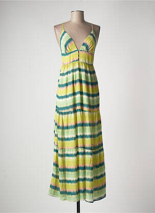 Rochie lungă verde JANE WOOD femeie