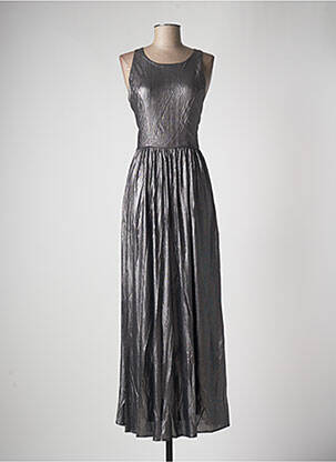 Rochie lungă gri LAURE + MAX femeie