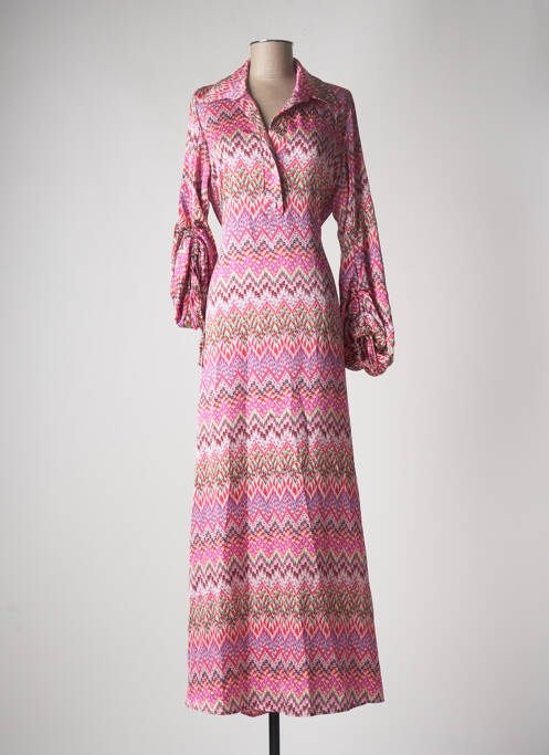 Rochie lungă roz HOLLY & JOEY femeie