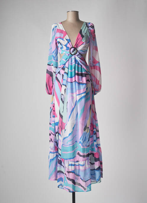 Rochie lungă albastru PATRICIA FORGEAL femeie