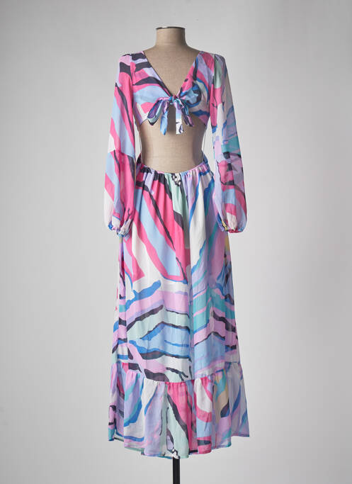 Rochie lungă albastru PATRICIA FORGEAL femeie