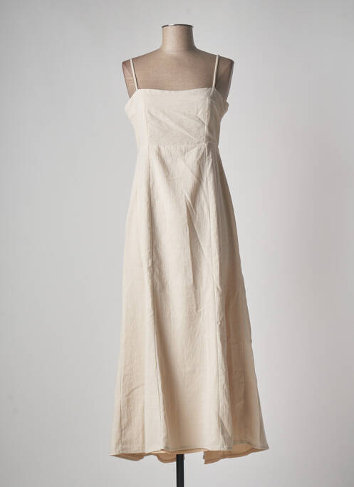 Rochie midi bej JANE WOOD femeie