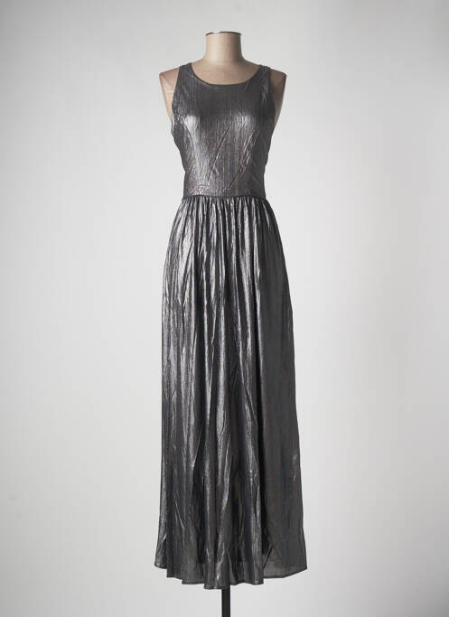 Rochie lungă gri LAURE + MAX femeie