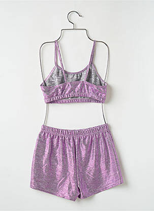 Set șort guler rotund violet SCARLET ROOS femeie