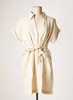 Rochie midi bej LAURE + MAX femeie