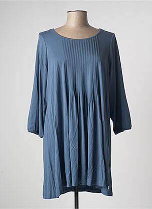 Rochie scurtă mâneci 3/4 mâneci 3/4 albastru ZHENZI femeie