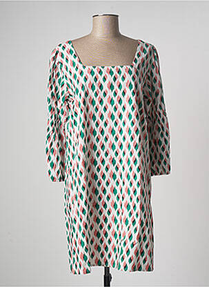 Rochie scurtă mâneci lungi mâneci lungi verde COMPAÑIA FANTASTICA femeie