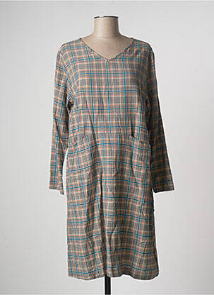 Rochie midi mâneci lungi mâneci lungi albastru SKANDAL femeie