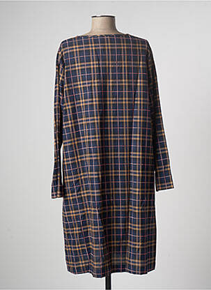 Rochie midi mâneci lungi mâneci lungi albastru SKANDL femeie