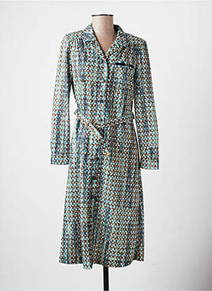 Rochie midi verde MARIE DE MARCILLE femeie