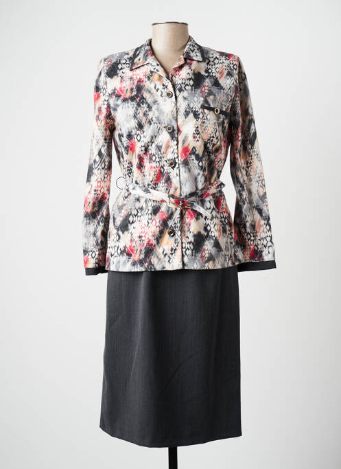 Rochie midi gri GUY DUBOUIS femeie