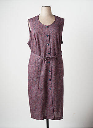 Rochie midi roșu GUY DUBOUIS femeie