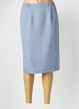Fustă midi albastru VALMODE femeie