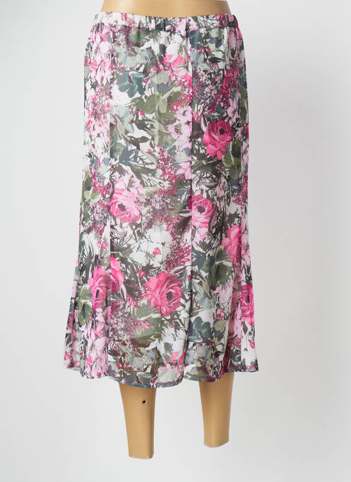 Fustă midi roz VALMODE femeie