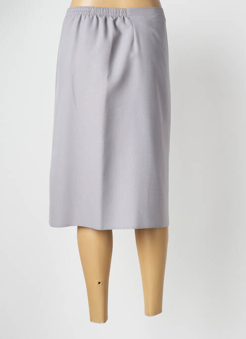 Fustă midi gri PLURIELLES femeie