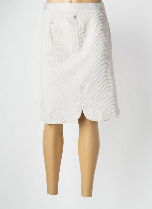 Fustă midi bej MASSY femeie