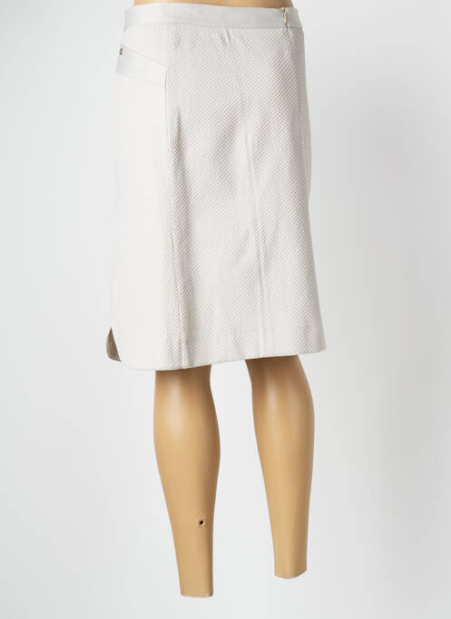 Fustă midi bej MASSY femeie