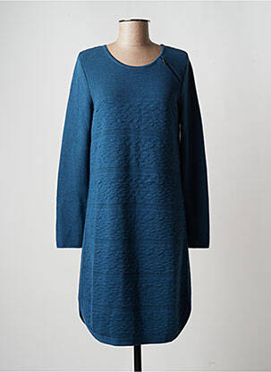 Rochie midi mâneci lungi mâneci lungi albastru LE PETIT BAIGNEUR femeie
