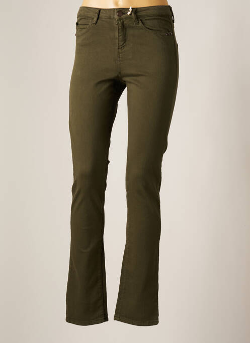 Pantalon slim verde KANOPE femeie
