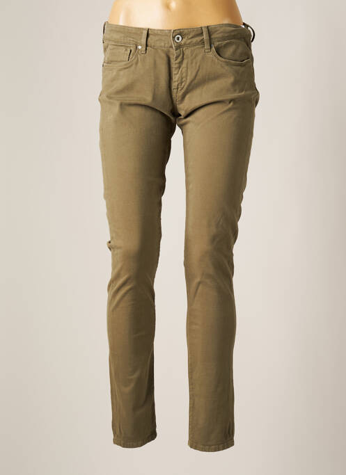 Pantalon slim verde SOHO femeie