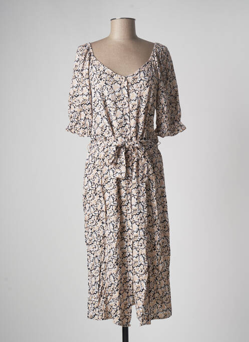 Rochie midi bej VERO MODA femeie