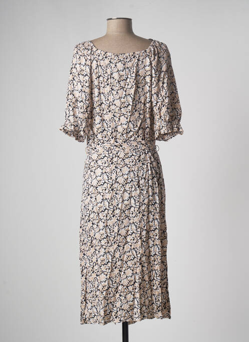 Rochie midi bej VERO MODA femeie