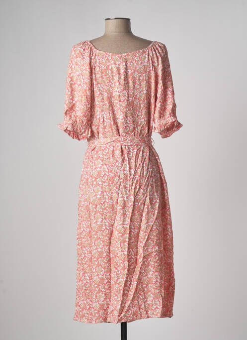 Rochie midi portocaliu VERO MODA femeie