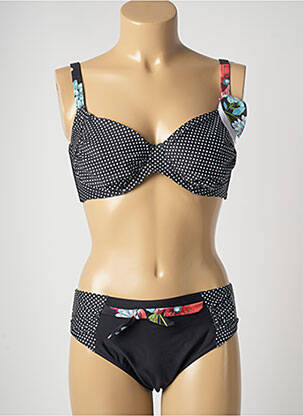 Costum de baie din două piese negru ROSE POMME femeie