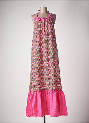 Rochie lungă roz PAME CARRIONI femeie