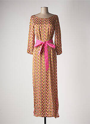 Rochie lungă portocaliu PAME CARRIONI femeie