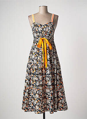 Rochie midi negru PAME CARRIONI femeie