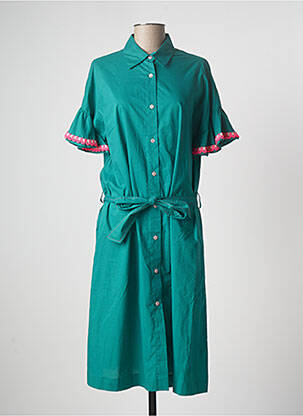 Rochie midi verde PAME CARRIONI femeie