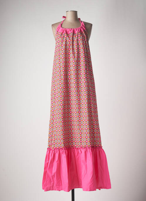 Rochie lungă roz PAME CARRIONI femeie