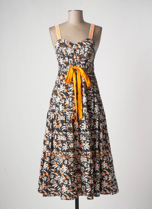 Rochie midi negru PAME CARRIONI femeie