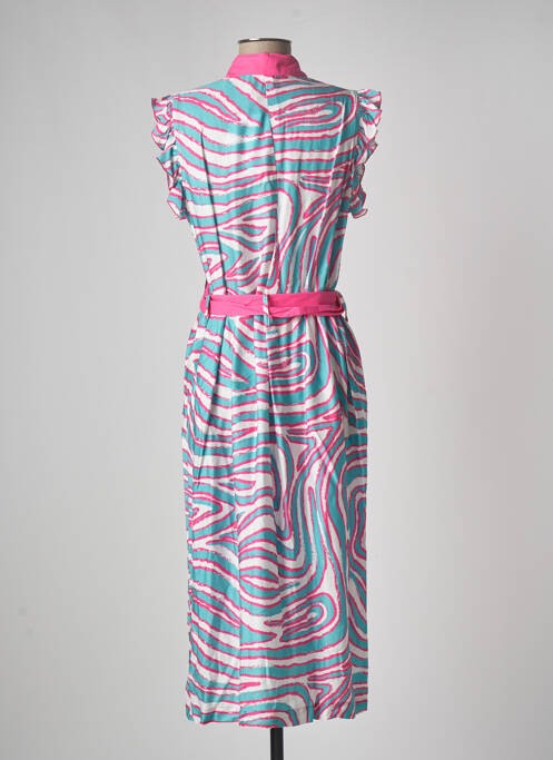 Rochie midi albastru PAME CARRIONI femeie