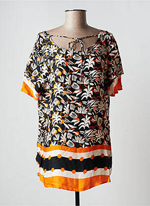 Tunică mâneci scurte negru PAME CARRIONI femeie